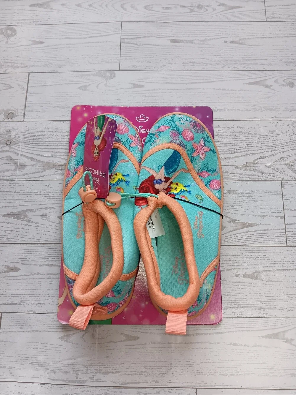 NWT Disney Princess Ariel Toddler Character Water Shoes Blue Size 11/12